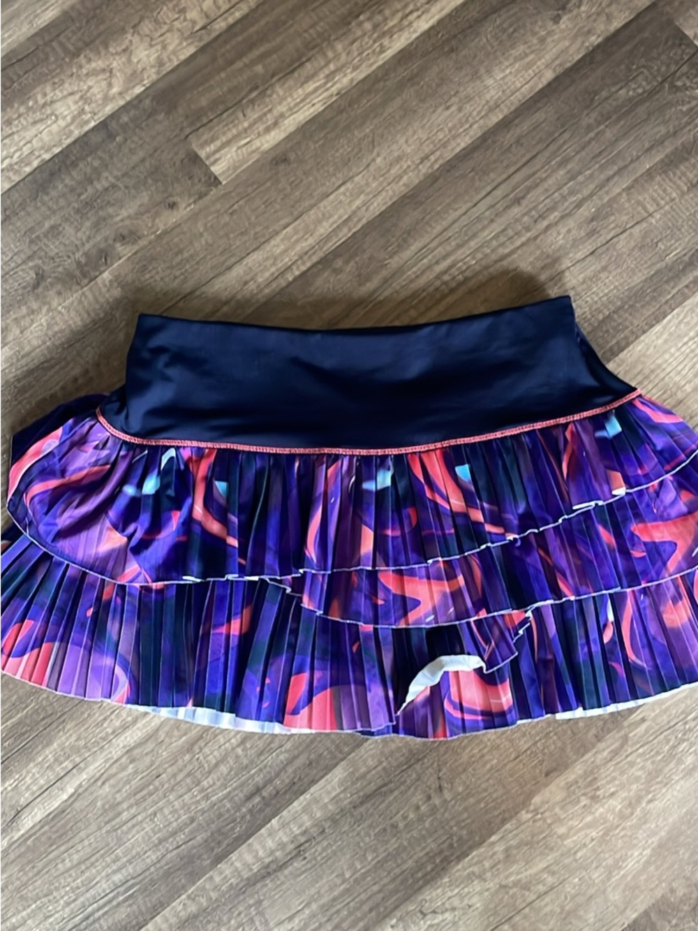 Lucky in Love Ultraviolet Illusion Athletic Skirt S